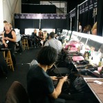 Anna Sui Backstage - the makeup section